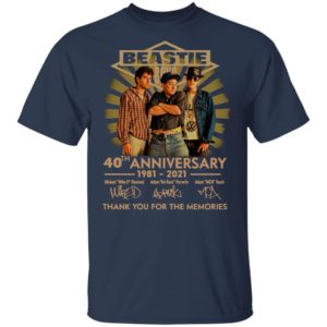 Beastie Boys 40thj Anniversary 1981 2021 Thank You For The Memories Signatures Shirt