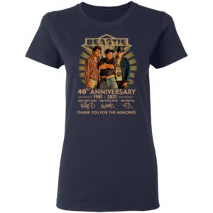 Beastie Boys 40thj Anniversary 1981 2021 Thank You For The Memories Signatures Shirt