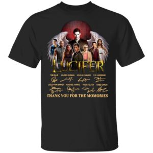 Lucifer Thank You For The Memories Signatures Shirt