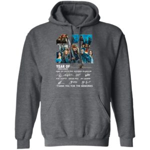 17 Years Of Pirates Caribbean 2003 2020 Thank You For The Memories Signatures Shirt