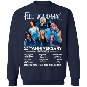 Fleetwood Mac 53th Anniversary 1967 2020 Thank You For The Memories Signatures Shirt