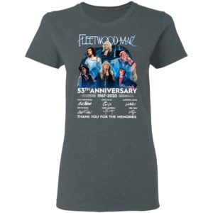 Fleetwood Mac 53th Anniversary 1967 2020 Thank You For The Memories Signatures Shirt