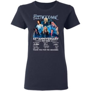 Fleetwood Mac 53th Anniversary 1967 2020 Thank You For The Memories Signatures Shirt