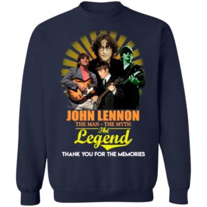 John Lennon The Man The Myth The Legend Thank You For The Memories Shirt