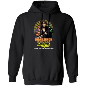 John Lennon The Man The Myth The Legend Thank You For The Memories Shirt