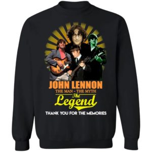 John Lennon The Man The Myth The Legend Thank You For The Memories Shirt