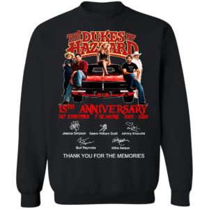 The Dukes Of Hazzard 15th Anniversary 147 Episodes 7 Seasons 2005 2020 Thank You For The Memories Signatures Shirt