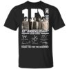 Peanuts 70th Anniversary 1950 2020 Thank You For The Memories Signatures Shirt