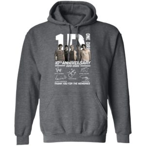 Official One Direction 10th anniversary 2010 2020 thank you for the memories Shirt
