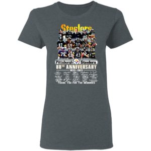 Pittsburgh Steelers 88th Anniversary 1933 2021 Thank You For The Memories Signatures Shirt