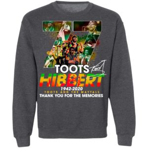 Official 77 Toots Hibbert 1942 2020 Toots And The Maytals Thank You For The Memories Signature Shirt