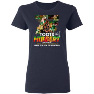 Official 77 Toots Hibbert 1942 2020 Toots And The Maytals Thank You For The Memories Signature Shirt
