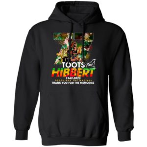 Official 77 Toots Hibbert 1942 2020 Toots And The Maytals Thank You For The Memories Signature Shirt