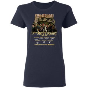 Pirates Of The Caribbean 17th Anniversary 2003 2020 Thank You For The Memories Signatures Shirt