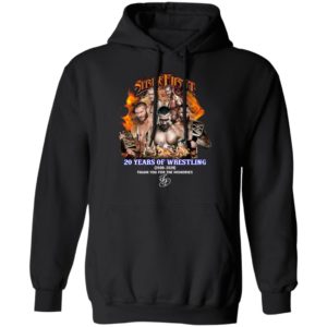 Strike First 20 Years Of Wrestling 2000 2020 Thank You For The Memories Signature Shirt