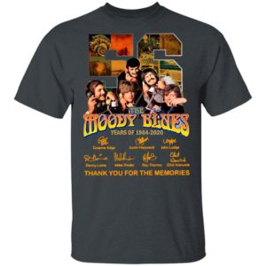 The Moody Blues 56 Years Of 1964 2020 Thank You For The Memories Signatures Shirt