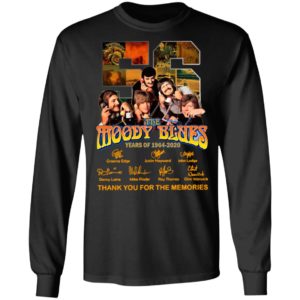 The Moody Blues 56 Years Of 1964 2020 Thank You For The Memories Signatures Shirt