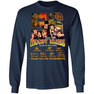 The Moody Blues 56 Years Of 1964 2020 Thank You For The Memories Signatures Shirt
