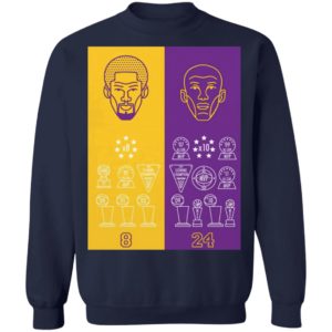 x8 x24 Kobe Bryant Title Collection Shirt