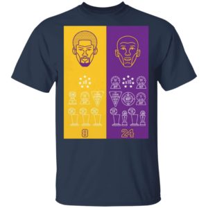 x8 x24 Kobe Bryant Title Collection Shirt