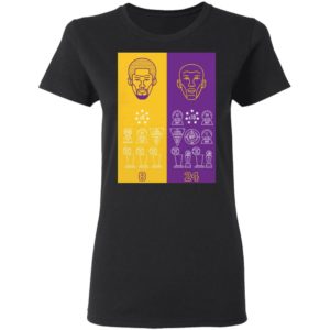 x8 x24 Kobe Bryant Title Collection Shirt