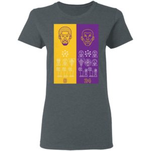 x8 x24 Kobe Bryant Title Collection Shirt