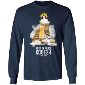 Kobe Bryant And His Daughter In Heaven With Jesus Shirt