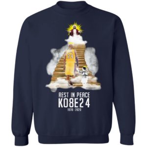 Kobe Bryant And His Daughter In Heaven With Jesus Shirt
