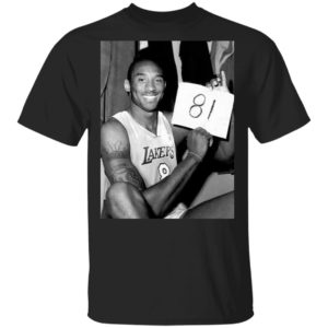 Kobe Bryant 81 Shirt, Hoodie, Long Sleeve, Hoodie