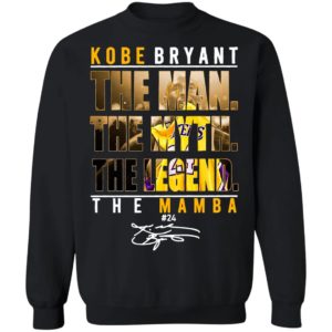 Kobe Bryant The Man The Myth The Legend The Mamba Signature Shirt