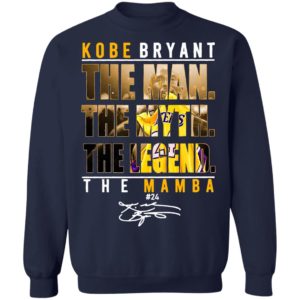 Kobe Bryant The Man The Myth The Legend The Mamba Signature Shirt