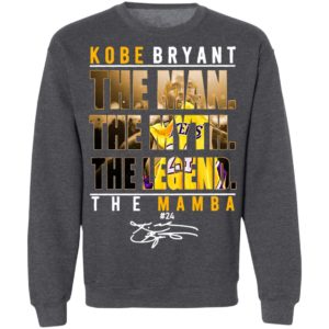 Kobe Bryant The Man The Myth The Legend The Mamba Signature Shirt