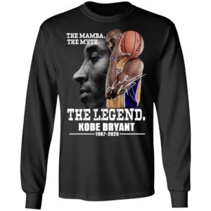 The Mamba The Myth The Legend Kobe Bryant 1987 2020 signature Shirt