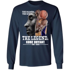 The Mamba The Myth The Legend Kobe Bryant 1987 2020 signature Shirt