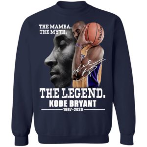 The Mamba The Myth The Legend Kobe Bryant 1987 2020 signature Shirt