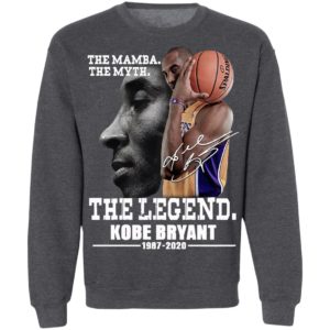 The Mamba The Myth The Legend Kobe Bryant 1987 2020 signature Shirt