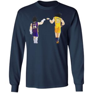 Vegeta Kobe Bryant and Goku Lebron James Shirt