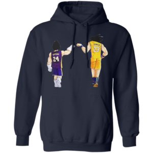 Vegeta Kobe Bryant and Goku Lebron James Shirt