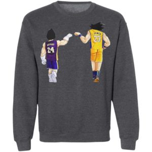 Vegeta Kobe Bryant and Goku Lebron James Shirt