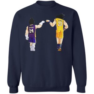 Vegeta Kobe Bryant and Goku Lebron James Shirt