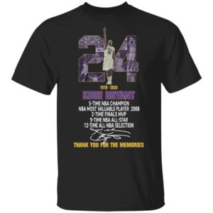 Kobe Bryant title collection thank you for the memories Shirt