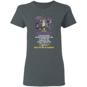 Kobe Bryant title collection thank you for the memories Shirt