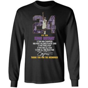 Kobe Bryant title collection thank you for the memories Shirt