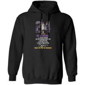 Kobe Bryant title collection thank you for the memories Shirt