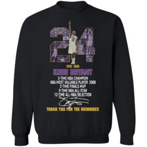Kobe Bryant title collection thank you for the memories Shirt