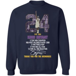 Kobe Bryant title collection thank you for the memories Shirt
