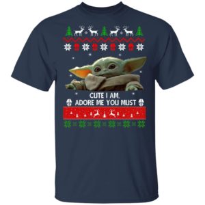 Baby Yoda Christmas ugly sweater