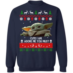 Baby Yoda Christmas ugly sweater