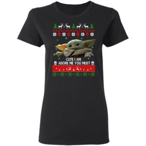 Baby Yoda Christmas ugly sweater