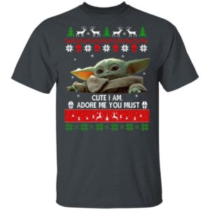 Baby Yoda Christmas ugly sweater